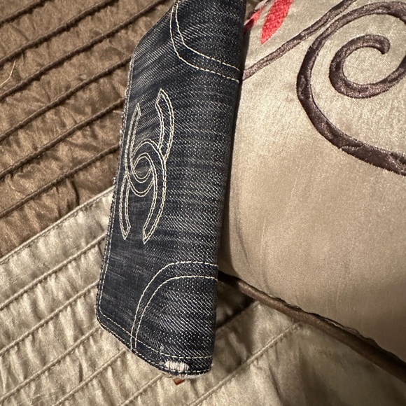Chanel long denim wallet - Picture 3 of 10